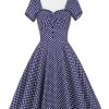 pin up robe a pois 1950