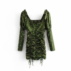 Robe A Pois Courte La Mode Vintage