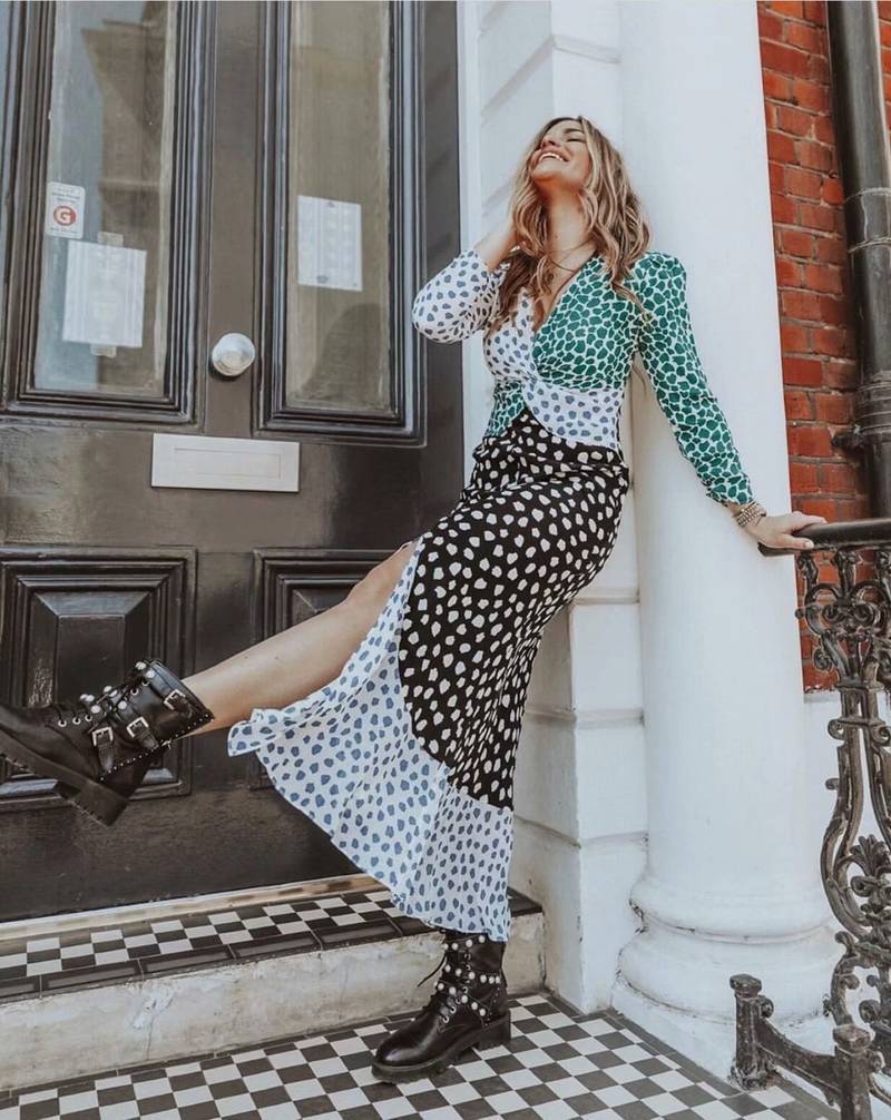 robe longue leopard