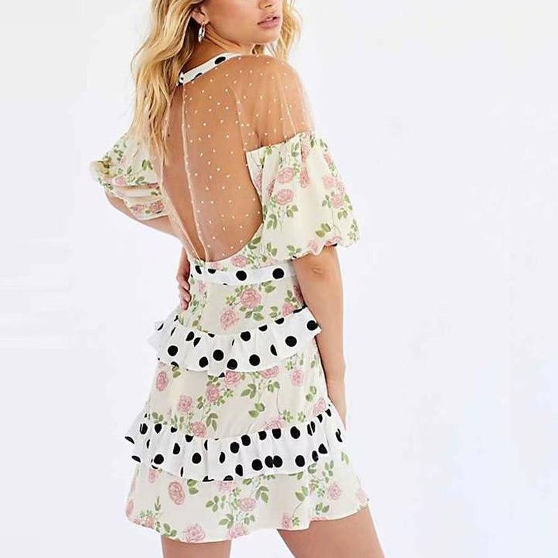 robe rose courte