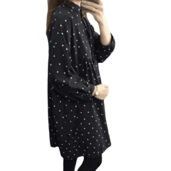 Robe À Pois Courte Vintage Idéal Collant Opaque