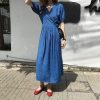 robe longue bleu marine grande taille