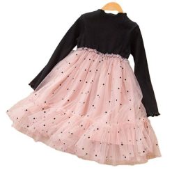 Robe Longue A Pois Tenue Hiver