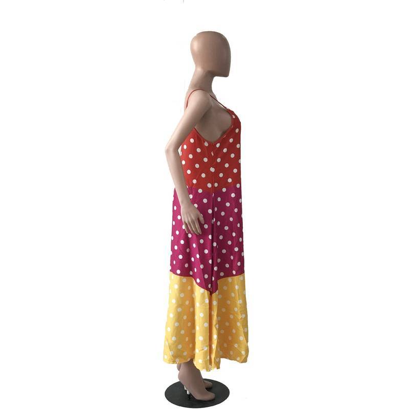 robe longue bretelle spaghetti