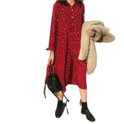Robe Longue A Pois Tutu Femme