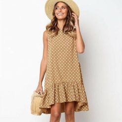 Robe D Ete A Pois Ensembles Femmes Grande Taille