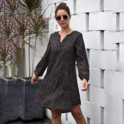 Robe à Pois##Robe à Pois Amples Robes Tunique - coccinelle-paradis