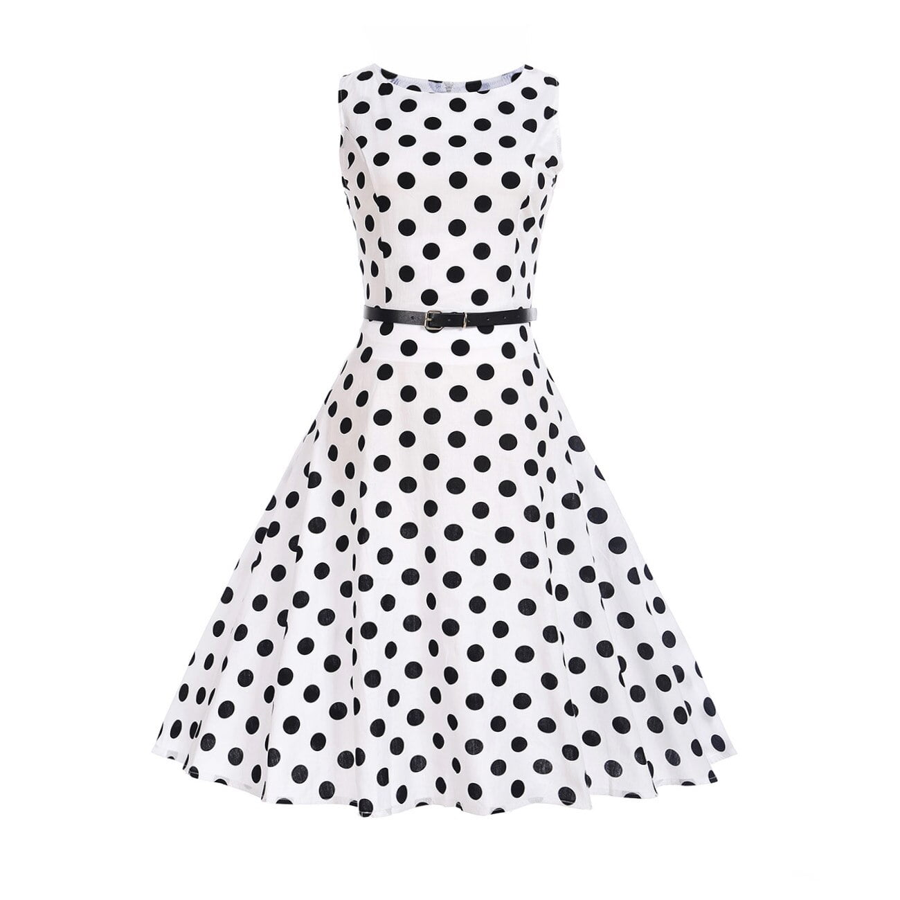 Robe à Pois##Robe à Pois Audrey élégant idéal Escarpins - coccinelle-paradis