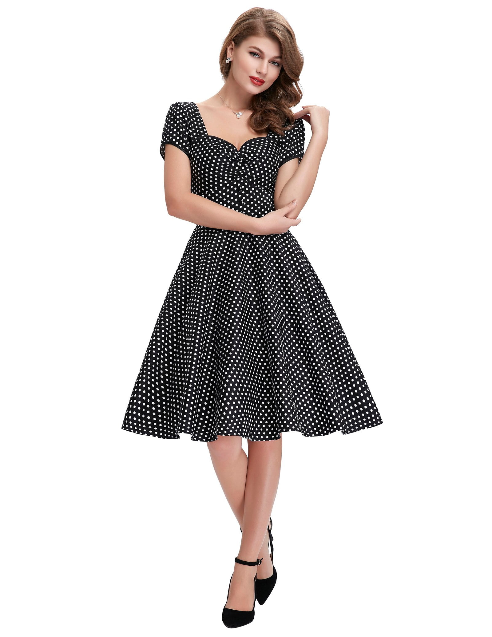 robe a pois pin up