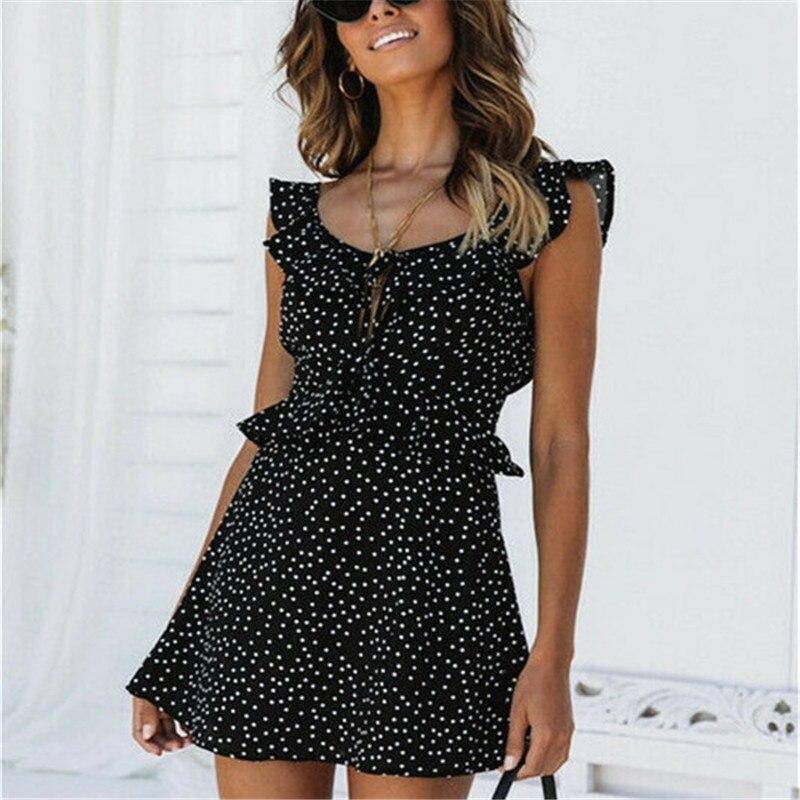 robe courte volant