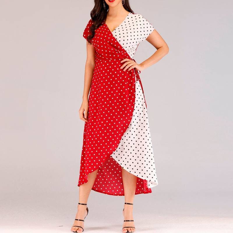 robe asymetrique mousseline