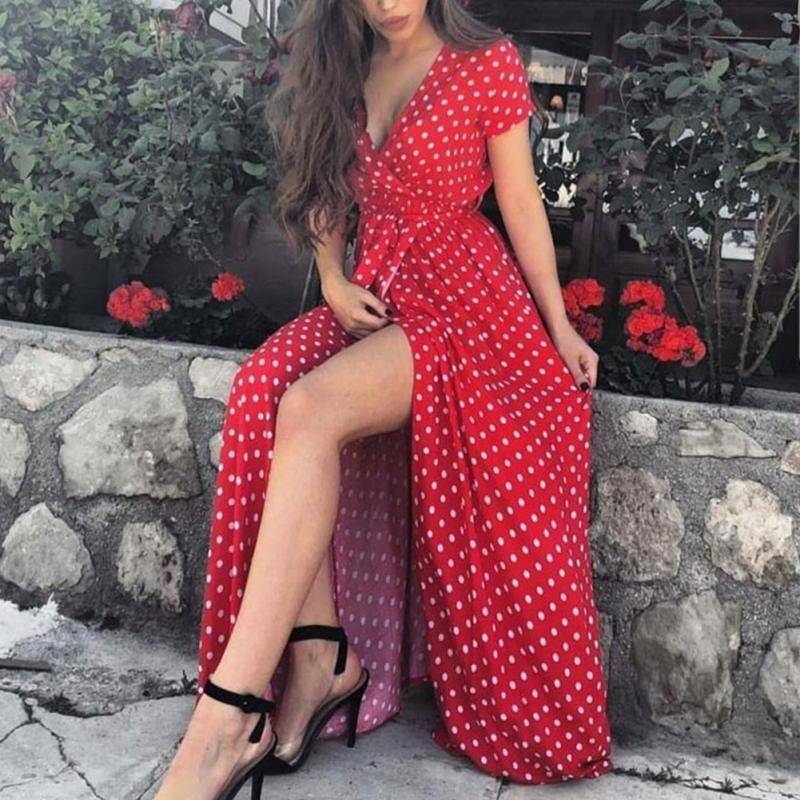 robes rouge longue