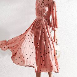 tunique longue rose