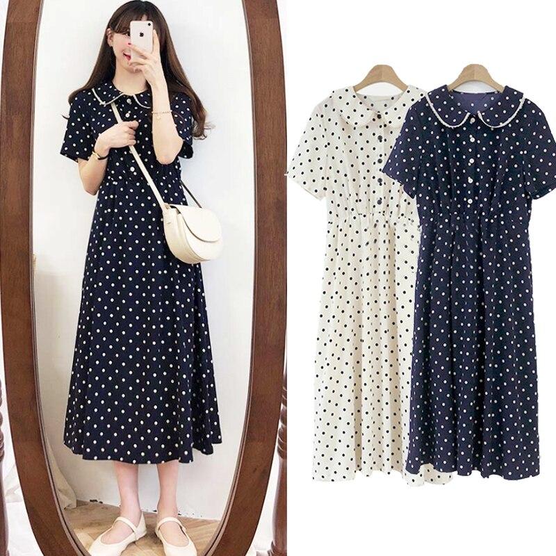 Robe à Pois#robe à pois année 50 bleue a pois blanc#Robe à Pois Année 50 Bleue a Pois Blanc - coccinelle-paradis