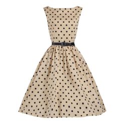 robe beige cocktail