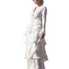 Robe Longue A Pois Imprime