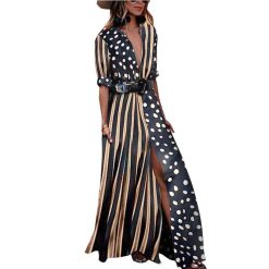 Robe Longue A Pois