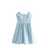 Robe Style Nuisette À Pois Courte Polka