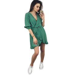 Robe A Pois Courte Femme Ronde