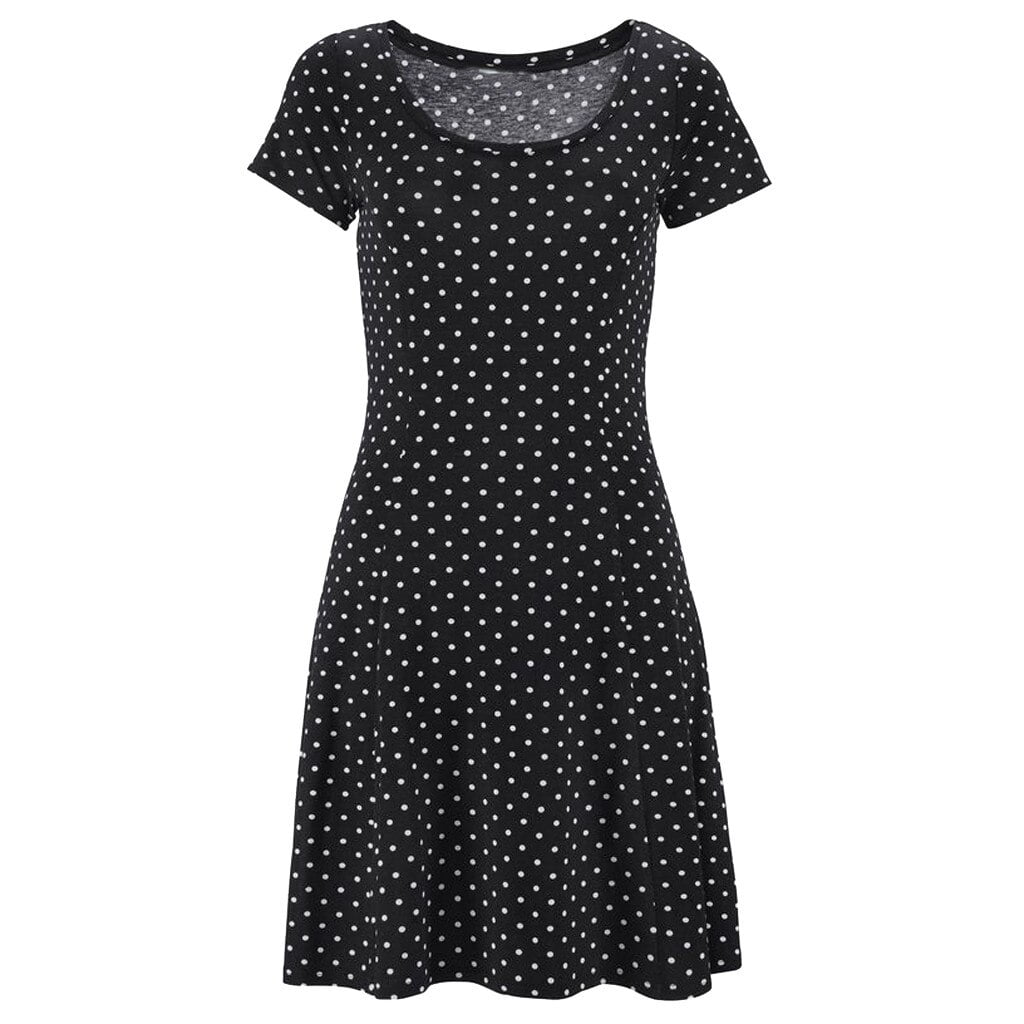 Robes à Pois Courtes##Robe à Pois Courte Morphologie Féminine - coccinelle-paradis