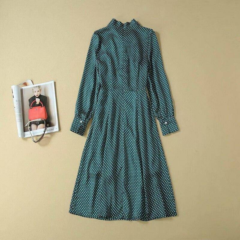 robe verte longue