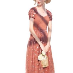 Robe Longue A Pois Mousseline