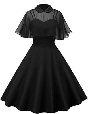 Que Mettre Sur Une Robe Noire Sans Manches ?