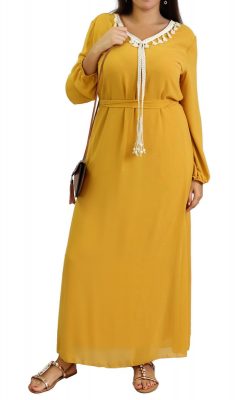 Comment Porter Robe Jaune ?