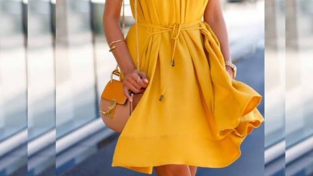 Comment Porter Robe Jaune ?