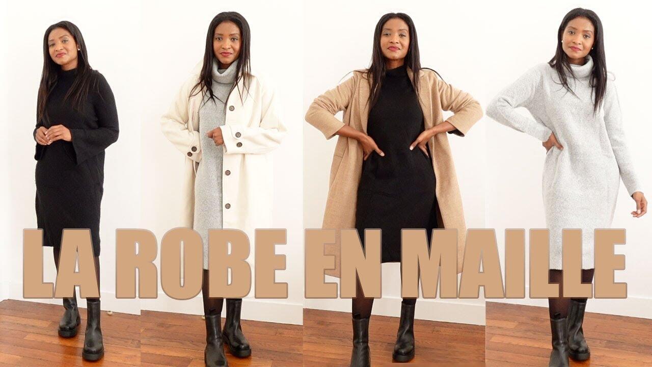 Comment Porter Une Robe En Laine Grise ?