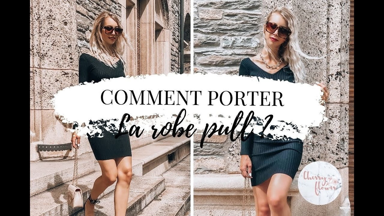 Comment Porter Une Robe Pull Large ?