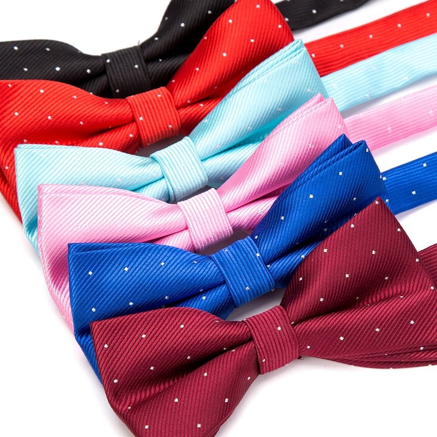 Nœud Papillon Pois Hommes Enfants