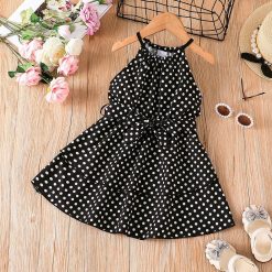 Robe D'Été Filles Motifs Pois Soirée