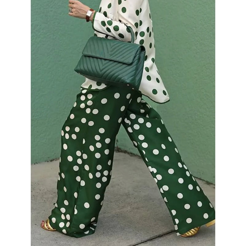 Pantalon Élastique Femme Taille Haute Streetwear