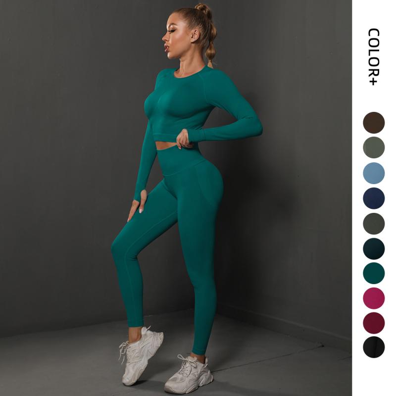 Leggings de yoga sans couture pour femme, pantalon de fitness, taille haute, push-up, vêtements d'entraînement, shorts de sport, livraison directe 1
