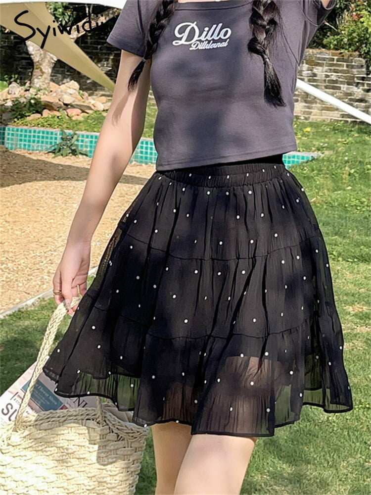 Syiwidii Mini Jupe Chic Élégante