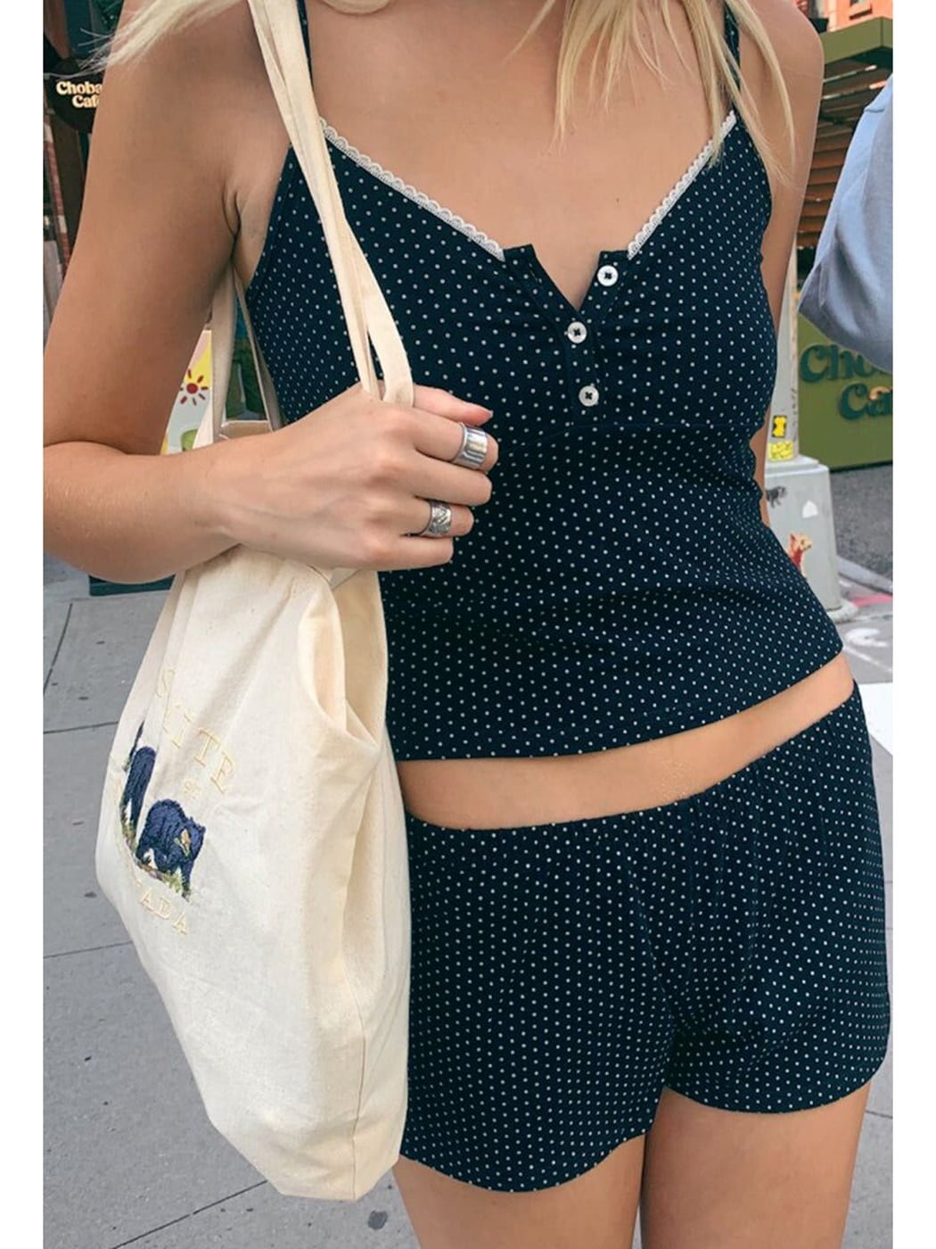 Short en coton doux à pois pour femmes, décontracté, élastique, taille haute, sweat Goals, bas féminins, Vintage, doux, Chic, été, 2022 1
