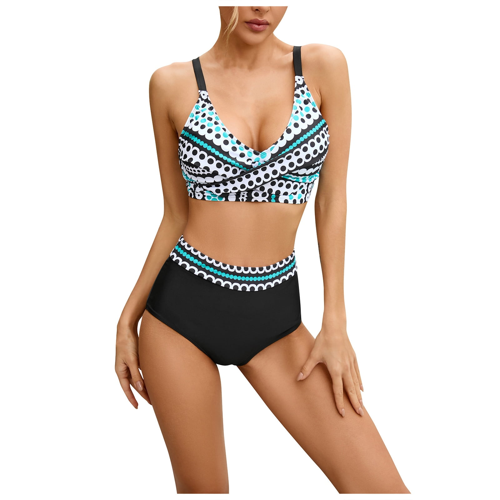 Bikini Fendu Pois Femmes Confortable Sexy