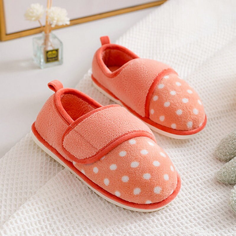 Pantoufles d'hiver pour femmes, semelle souple, chaussures de maison en coton épais, pantoufles d'intérieur à enfiler, pantoufles d'extérieur confortables 1