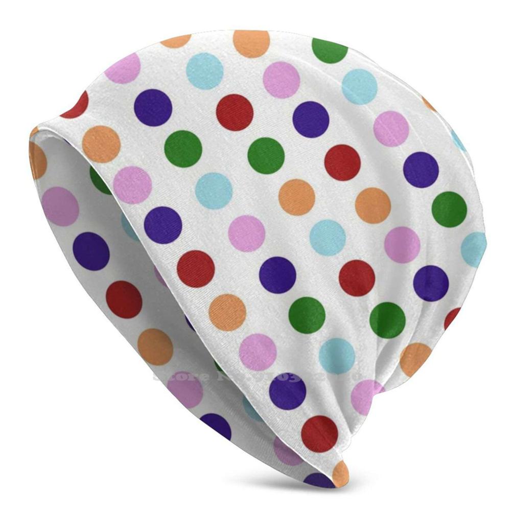 Bonnet À Pois Chaud Automne Hiver