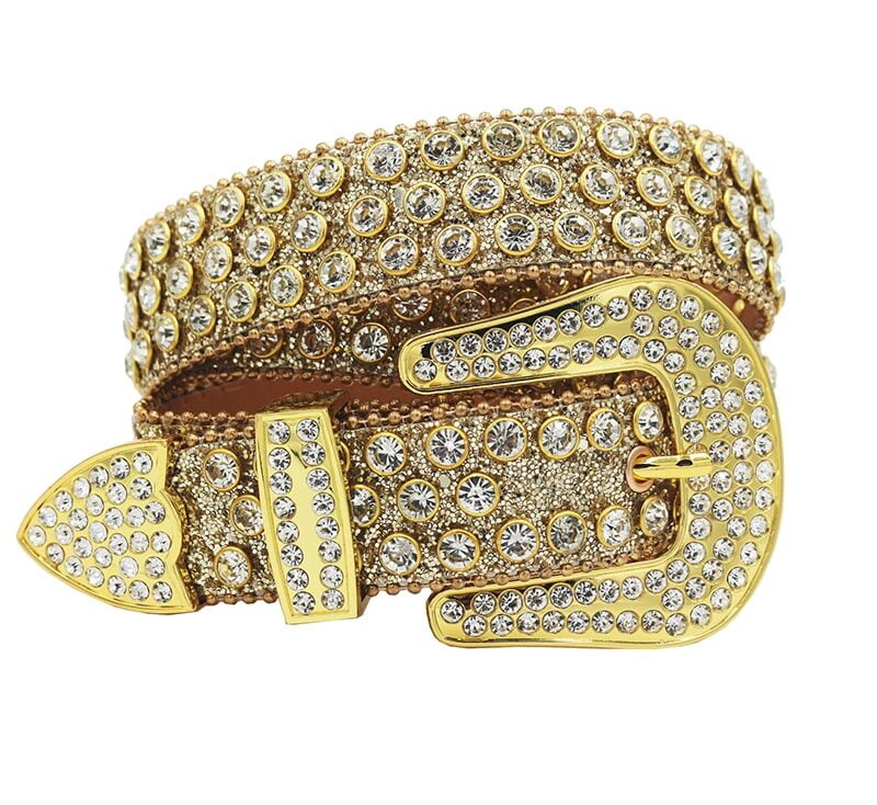 LAUWOO-Strass Diamant pour Femme, Épingle Cloutée en Clip de Luxe, Décoration de Jeans 1