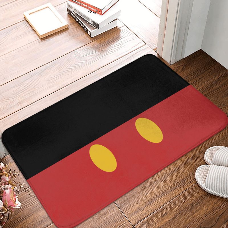 Tapis Personnalisé de Dessin Animé Minnies Polka Doorvirus Polymères, Antidérapant, pour Cuisine, Salle de Bain, Salon, 40x60cm 2