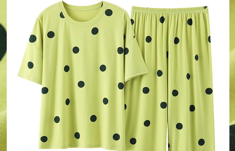 Vêtements Nuit Été Femme Pois Capris