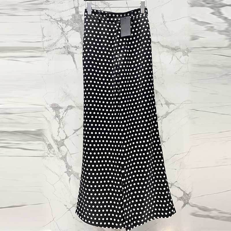Pantalon Évasé Vintage Femme Chic