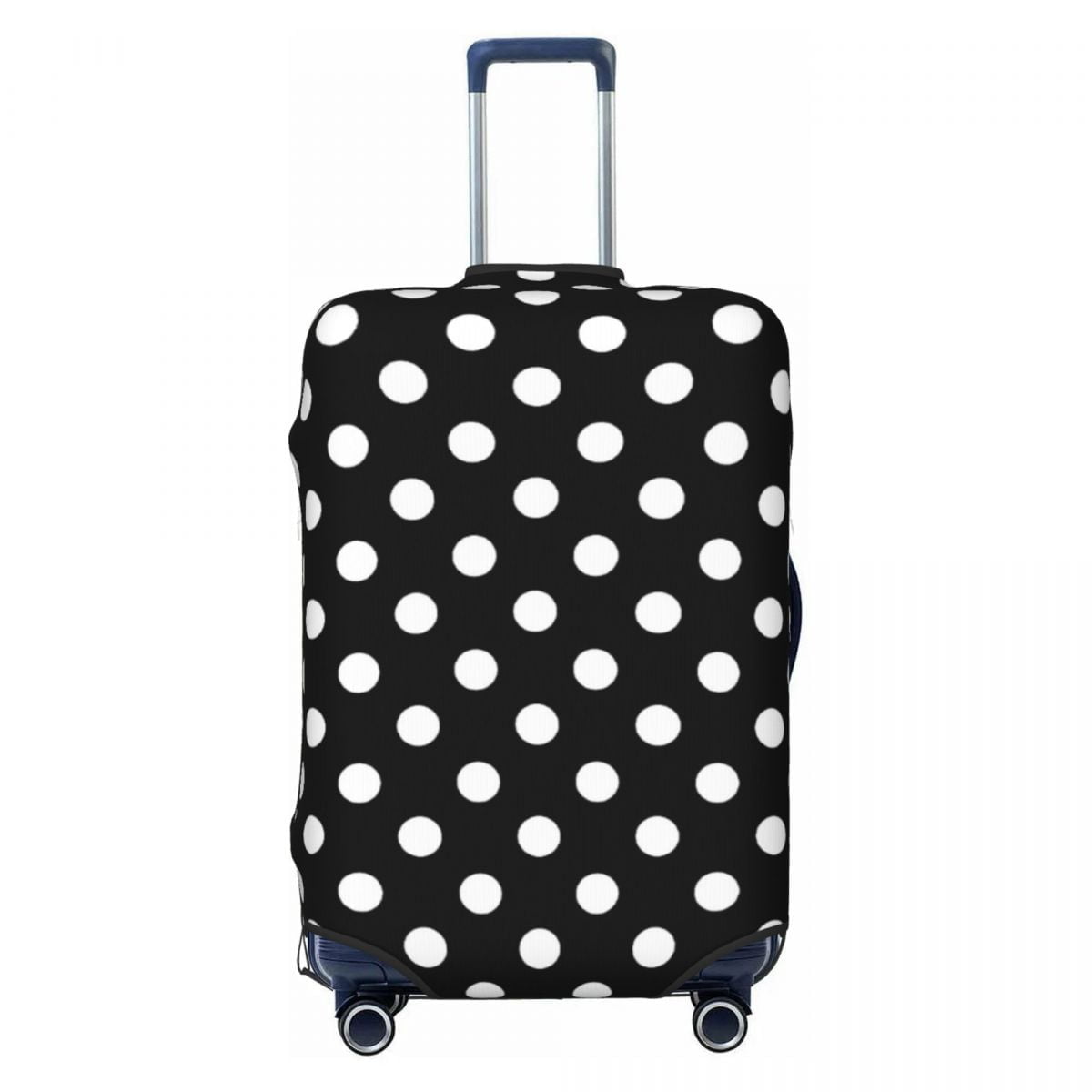 Juste de valise à imprimé pois noir et blanc, vol ChimModern Art, accessoires de bagages utiles, protecteur de voyage 2