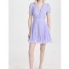 Robe Plissée à Pois en Mousseline de Soie et Dentelle pour Femme, Col en V, CAN ac, Été 2023 1