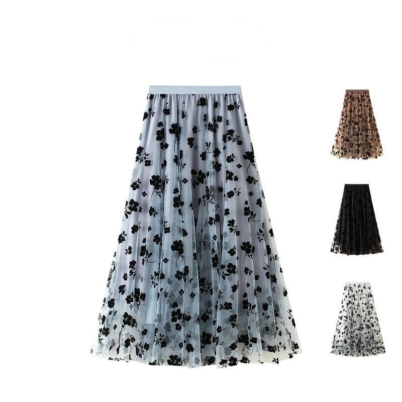 Robe de bal en maille 3 couches pour femmes, jupe Tutu longue en Tulle, Chic, avec cœur d'amour, à pois, plissée, rouge, pour nouvel an 2022 1