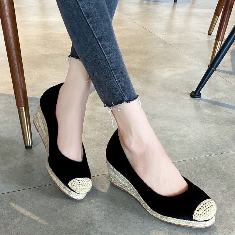 Talons hauts à pois pour femmes, escarpins compensés pour dames, chaussures de soirée, marque de mode, 6cm, A3957 2