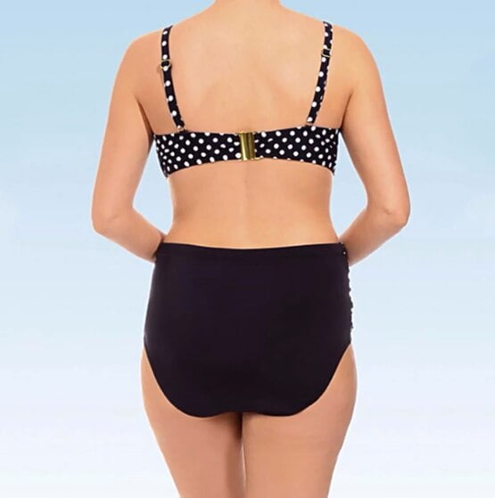 2023 Nouveau Bikini Ensemble Sexy Femmes À Pois Sexy S-5XL Grande Taille Bikini Maillots De Bain Noir Natation Tenue Beachwear Soutien-Gorge Et Shorts 2