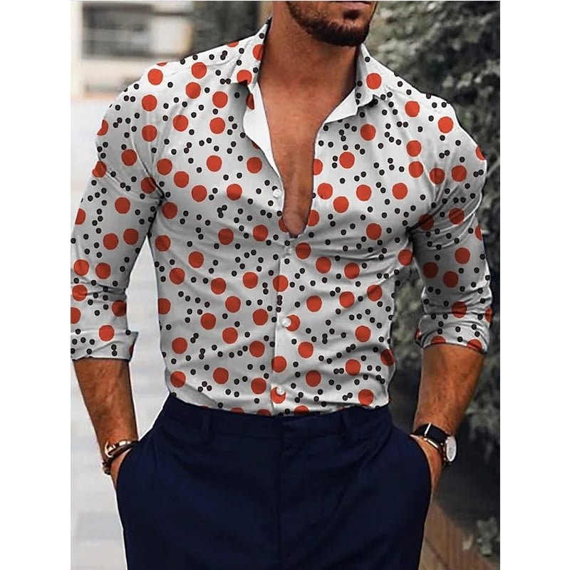 Chemises Vintage Luxe Hommes Respirantes